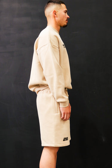 21H Signiture Shorts - Beige / Black