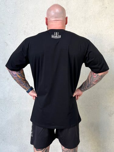 BASIC LOGO TEE O.S - BLACK