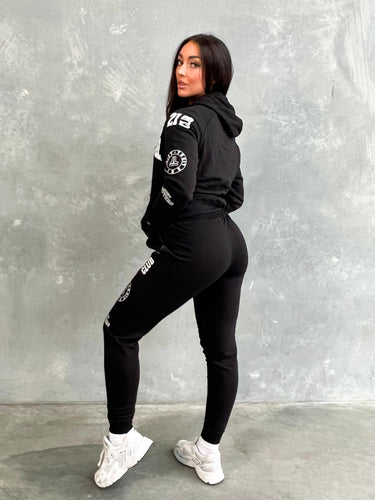 College Logo Track Pants - Black