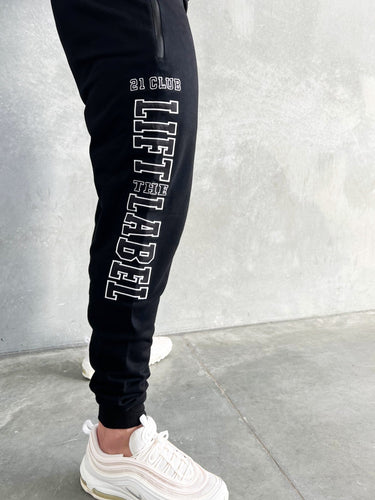 Heavy  Track Pants - Black