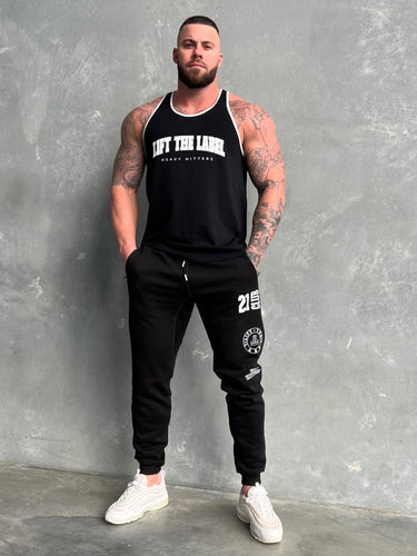 College Logo Track Pants - Black